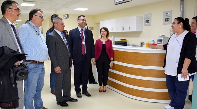 Rektör Yücel Acer'den Sağlık Uygulama Ve Araştırma Hastanesine Ziyaret