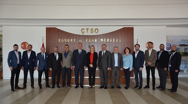 Amerika Birleşik Devletleri İstanbul Başkonsolosu Jennifer L. Davis ÇTSO’yu Ziyaret Etti