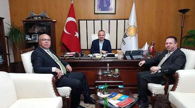 Çanakkale Ticaret Borsası Başkanlarından Bülent Turan'a Ziyaret
