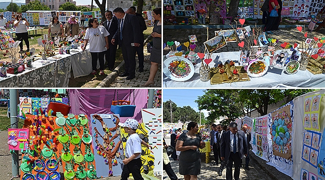 Anaokulu Öğrencilerinden Yıl Sonu Sergisi