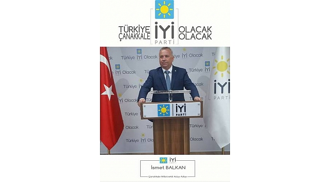 Balkan; "Öncelikli Hedefim Çanakkale'ye Hizmet Etmek"