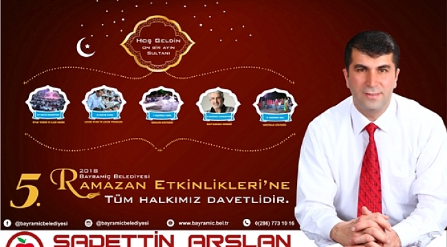 Bayramiç'te Ramazan Bu Yılda Bir Başka Yaşanacak