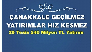 Çanakkale 6 Yeni Baraja Daha Kavuşacak