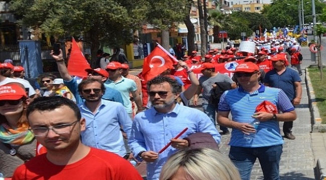 Çanakkale'de 1 Mayıs Emek ve Dayanışma Günü Kutlamaları