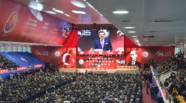 ÇANAKKALE TİCARET BORSASI TÜRKİYE ODALAR VE BORSALAR BİRLİĞİ (TOBB) 74'ÜNCÜ GENEL KURULU'NA KATILDI.