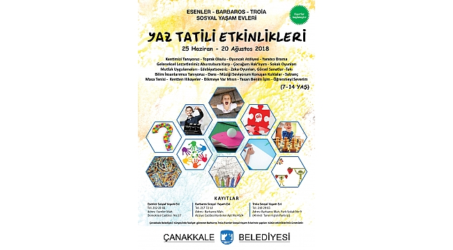 Çocuklar İçin Eğlenceli Bir Yaz Başlıyor!