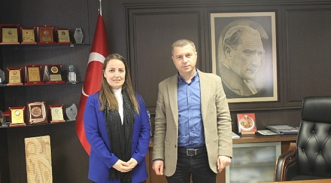 Fatma Aydoğan Bektaş Çan Belediye Başkanı'nı Ziyaret Etti