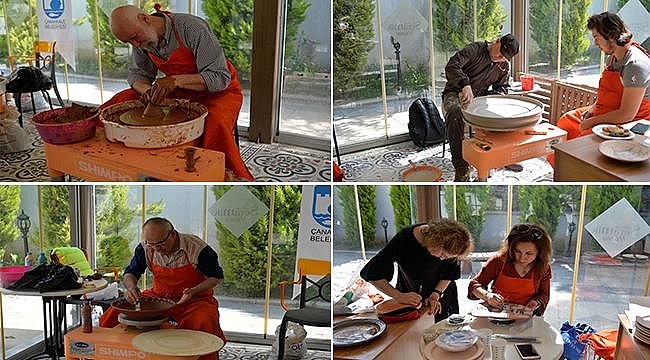 Ustalarla Geleneksel Çanakkale Seramikleri Çalıştayı Devam Ediyor