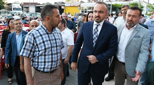 Bülent Turan Sanayi Esnafıyla İftarda Buluştu