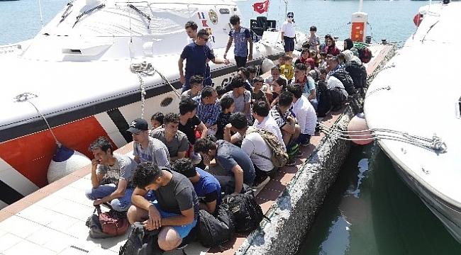 42 kaçak göçmen yakalandı
