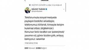 Bedelli detaylarını açıklayan Turan’ın telefonları kilitlendi