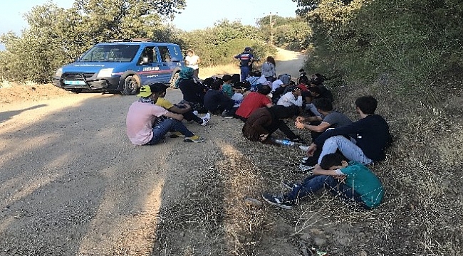 Çanakkale’de 40 kaçak göçmen yakalandı