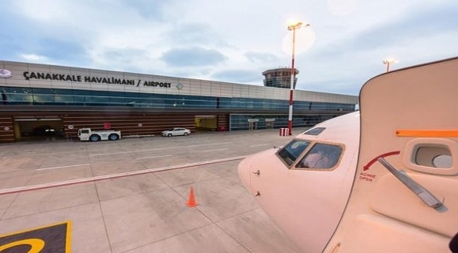 Çanakkale’de havalimanı kullanımı arttı