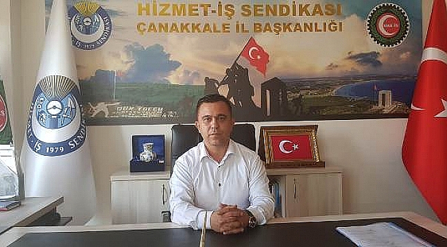 HAK-İŞ ÇANAKKALE İL BAŞKANI VEDAT YILMAZ 15 TEMMUZ MESAJI