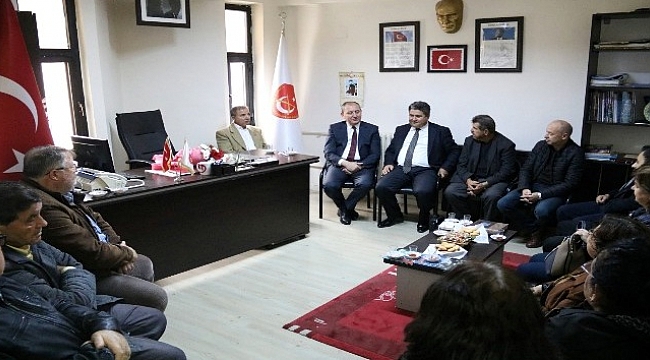 Başkan Işık'tan Emekli Astsubaylar Derneğine ziyaret