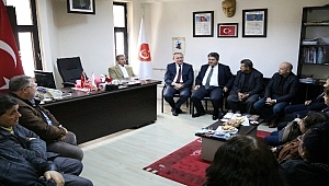 Başkan Işık'tan Emekli Astsubaylar Derneğine ziyaret