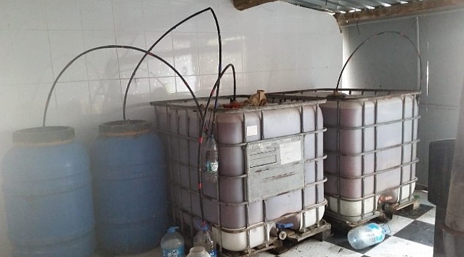 Çanakkale'de kaçak içki operasyonu