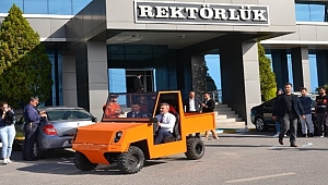 ÇOMÜ Yenilenebilir Enerji ve Robot Topluluğu, elektrikli otomobil üretti