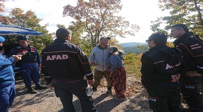 AFAD ve Jandarma ekipleri kayıp çobanı sağ olarak buldu