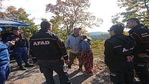 AFAD ve Jandarma ekipleri kayıp çobanı sağ olarak buldu