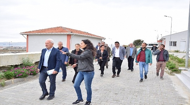 Lapseki Belediye Meclis Üyeleri yatırımları yerinde inceledi