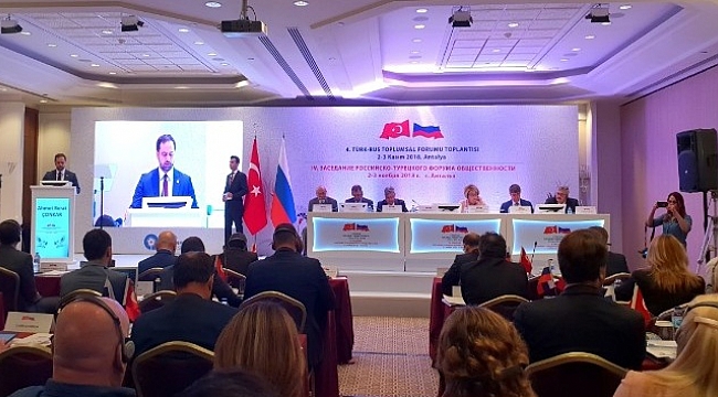 Türk-Rus Toplumsal Forumu'na ÇOMÜ katkısı