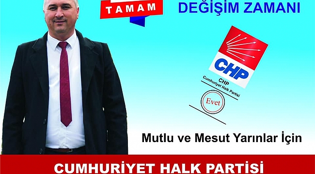 AYVACIK CHP BELEDİYE BAŞKAN ADAYI MESUT BAYRAMIN Yeni Yıl Mesajı