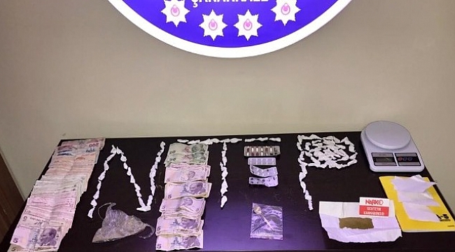 Çanakkale'de uyuşturucu ve kaçak içki operasyonu