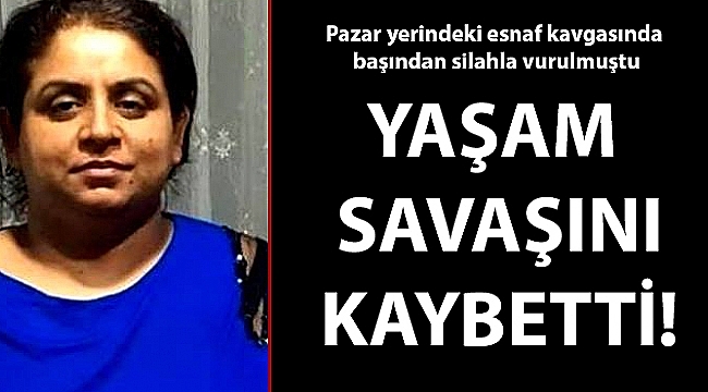 Çanakkale pazar yerinde silahla vurulan kadın hayatını kaybetti!