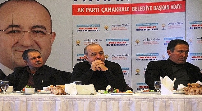 Gider; "Biz Çanakkale'ye hizmet etmek istiyoruz"