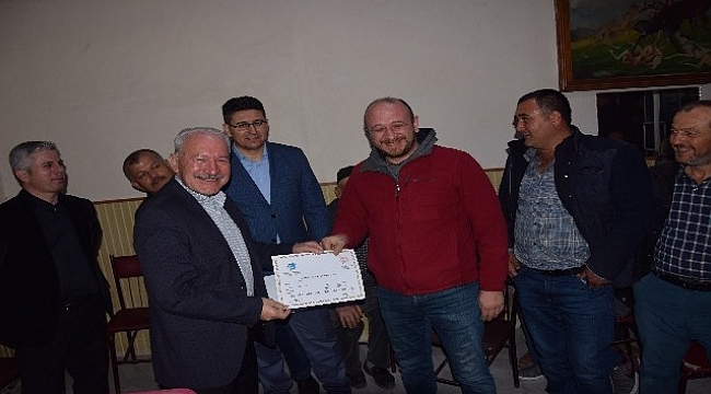 Lapseki'de Avcılık Kursunu tamamlayan kursiyerler belgelerini aldı