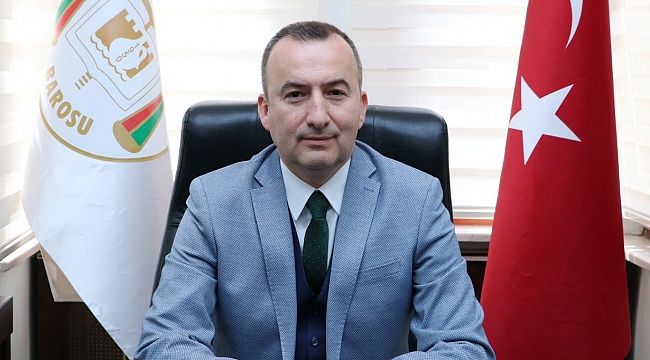 Çanakkale Baro Başkanı, Bülent Şarlan'nın 18 Mart Mesajı