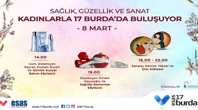 Dünya Kadınlar Günü Esas 17 Burda' da kutlanıyor