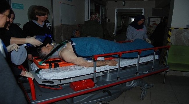 Ağaçköy muhtarı çatıdan düştü