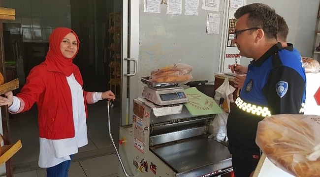 Biga Zabıtası'ndan fırınlara Ramazan denetimi