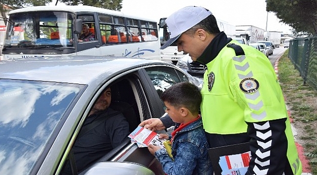 Lapseki'de Trafik Haftası kapanış programı düzenlendi