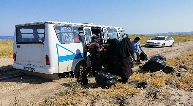 Çanakkale'de 73 mülteci yakalandı