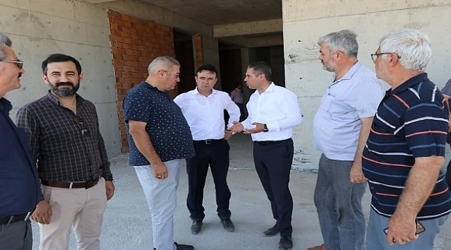 İl Başkanı Gültekin Yıldız'dan deprem konutlarına ziyaret