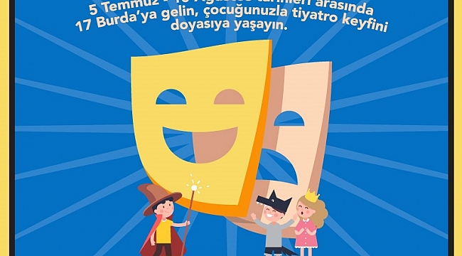 Tatilde Tiyatro Çocuklar İçin 17 Burda’da