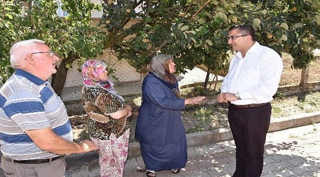 Çan Belediye Başkanı Öz, hemşehrilerini yalnız bırakmıyor