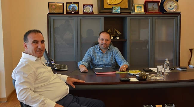 KAYMAKAM TUNA’DAN BAŞKAN ÜZEN’E VEDA ZİYARETİ