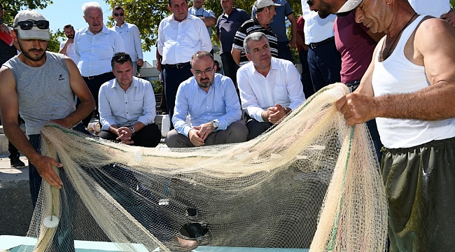 Bülent Turan balıkçıların sorununu  çözdü