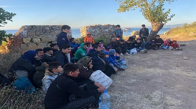 Çanakkale'de 3 günde 627 düzensiz göçmen yakalandı