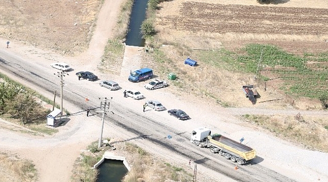 Çanakkale’de  Helikopterle Trafik DenetimiYapıldı.