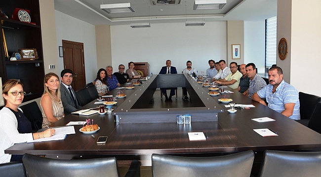 ÇTSO 20’NOLU MESLEK GRUBU ÜYELERİ İLE BİR ARAYA GELDİ