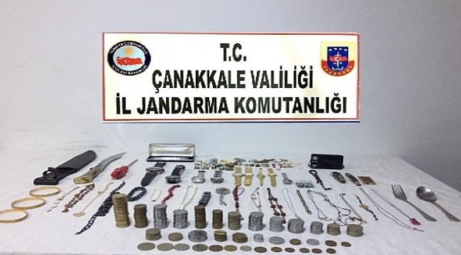 Lapseki'de hırsızlık zanlısı tutuklandı