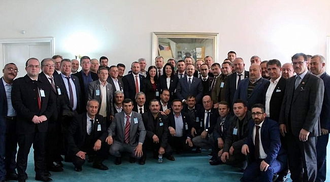 Biga Muhtarları Turan ve İskenderoğlu’nun Misafiri