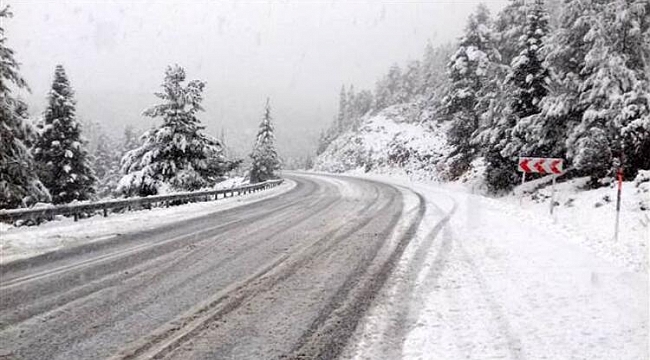 Çanakkale'de kar yağışı