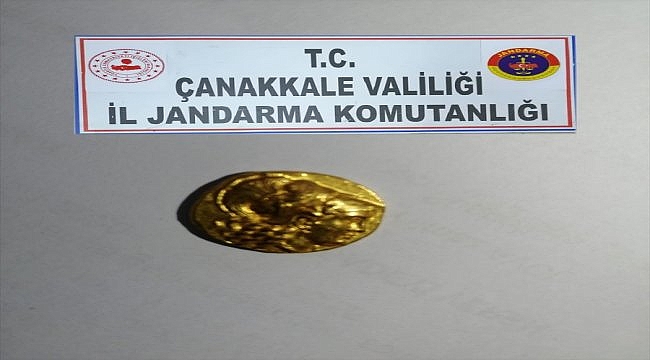 Çanakkale'de tarihi eser kaçakçılığı operasyonunda 1 kişi gözaltına alındı