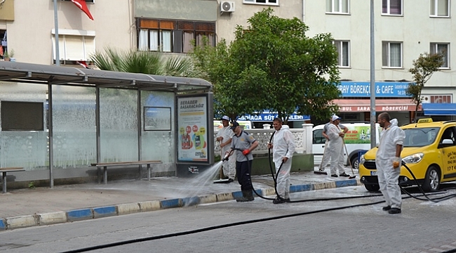 Biga'da koronavirüs tedbirleri